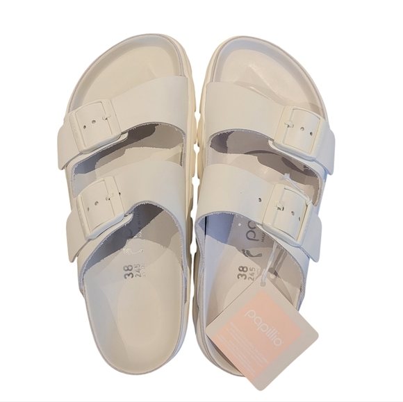 PAPILLIO Birkenstock Arizona Pap Exquisite Chunky Sandals, Size 8 (NEW / UNWORN) - Picture 6 of 10